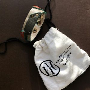 Hayden-harnett leather bracelet